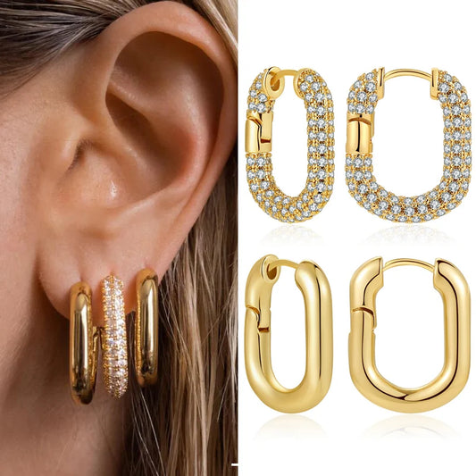 Square Hoop Earrings